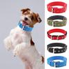 Dog Collars Nylon Adjustable Dog Neck Circle Longlasting Pet Neck Strap With Traction Ring Teddy Keji Pitbull Pet Supplies