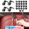 4Pcs Car ABS Back Seat Storage Hook Holder Clips for Volkswagen VW RLine AA20 R32 Blue Motion GTD GTI Passat Polo 4 Motion MTM Caddy