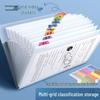 Multi-layer Accordion Test Paper Organizer for Students