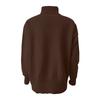 Women's Fashion Loose High Neck Long Sleeve Knit Personality Solid Color Casual Sweater