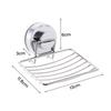 Bathroom Shower Soap Dish Saver Tray Corrosion Resistant Practical Organiser for Home Kitchen Bathroom Sink