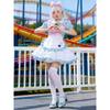 Maid Outfit Cosplay Polyester Fabric With Cute Apron And Bell For Halloween Cosplay Enthusiasts