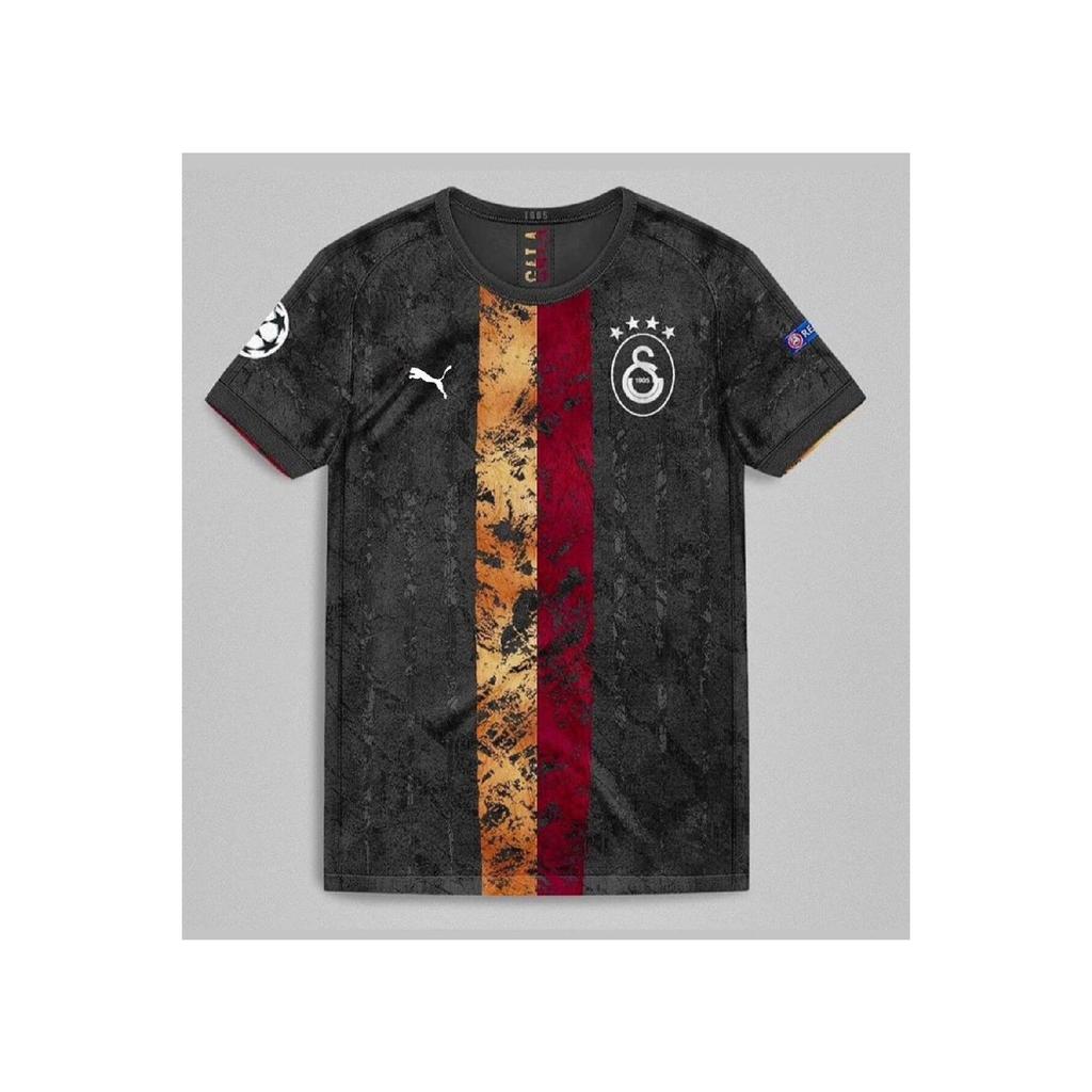 Galatasaraay_icarrdii 24/25 New Season Black Kids Football Jersey 3 Pieces