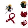 Doll Hat and Scarf Set, Clothing Dress up Accessories, for 15cm