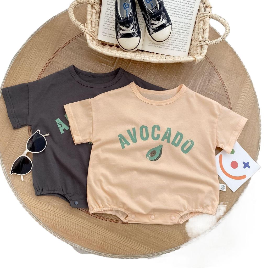 Unisex Baby Summer Short Sleeve Jumpsuit - Newborn Stylish Bodysuit Outerwear