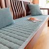 Winter Thick Corduroy Sofa Cushion Thickened Anti Slip Sofa Cover Vintage Sofa Protection Pad for Living Room Decoration