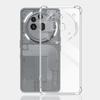 Pro Nothing Phone 3A Pro Pouzdro Silikonové Měkké Průhledné Pouzdro na Telefon Pro Nothing Phone3A 3APro Funda Průhledný Nárazuvzdorný Kryt s Airbagy
