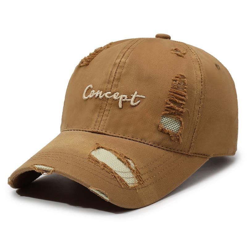 Broderad Bokstav Basebollkeps Par Solskyddskeps