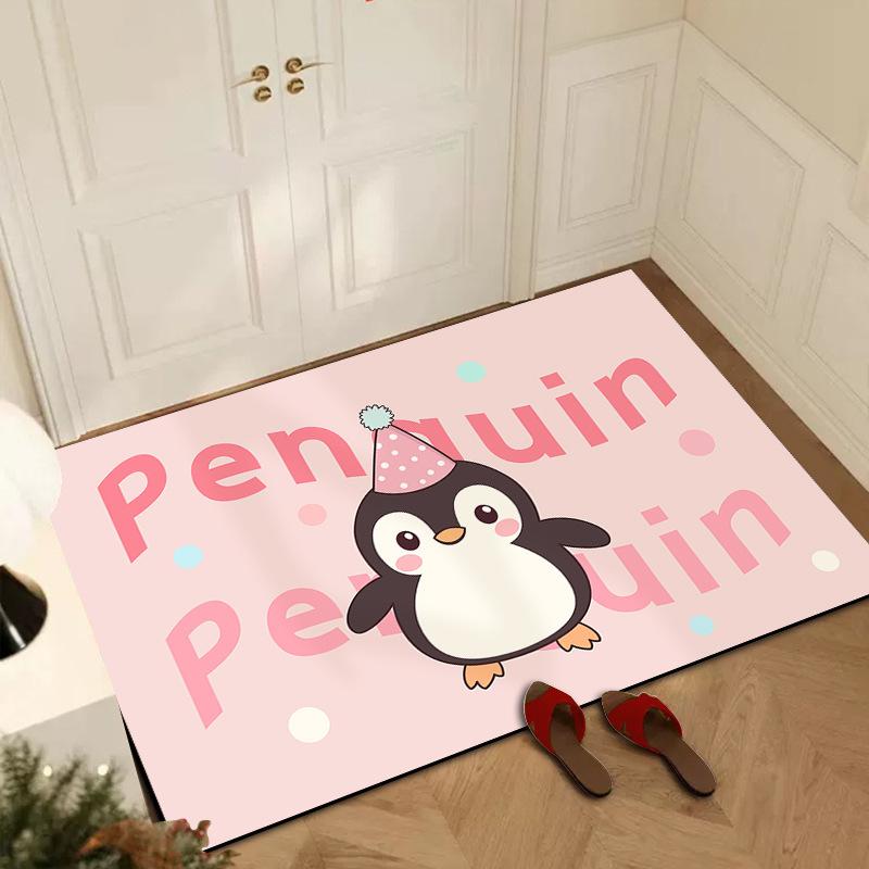 Cute Bathroom Diatom Mud Household Absorbent Foot Mat Mat Toilet Mat Wash Water Between The Mat Absorbent Non-slip