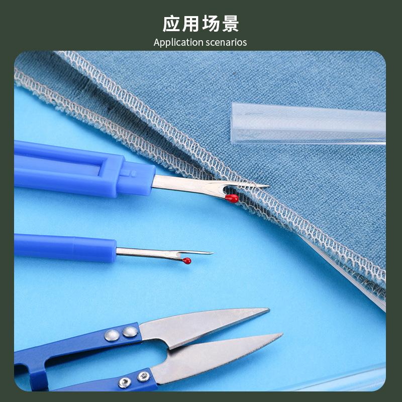 Kit de Descosedor Azul para Costura, Cortador Removedor de Puntadas y Hilos para Costura, Manualidades, Bordado