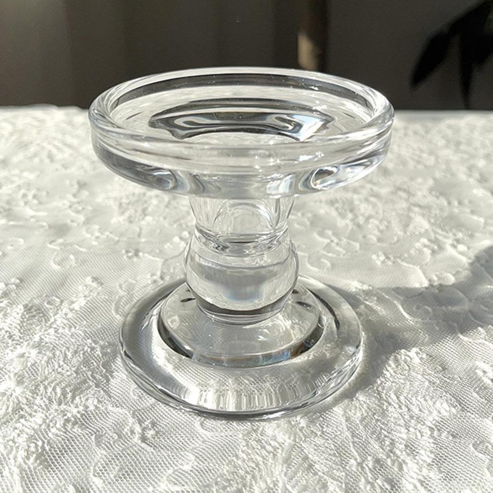 Glass Crystal Ball Base Photography Props Transparent Glass Sphere Holder Craft Crystal Ball Display Stand for Home Decoration