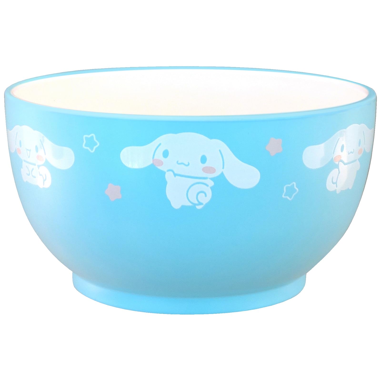

Sanrio Lacquerware Microwave and Dishwasher Star Made in Product Number 319320 Cinnamoroll Children s Bowl/Rice Bowl, Approx. 12cm, Safe, Design, светло-синий