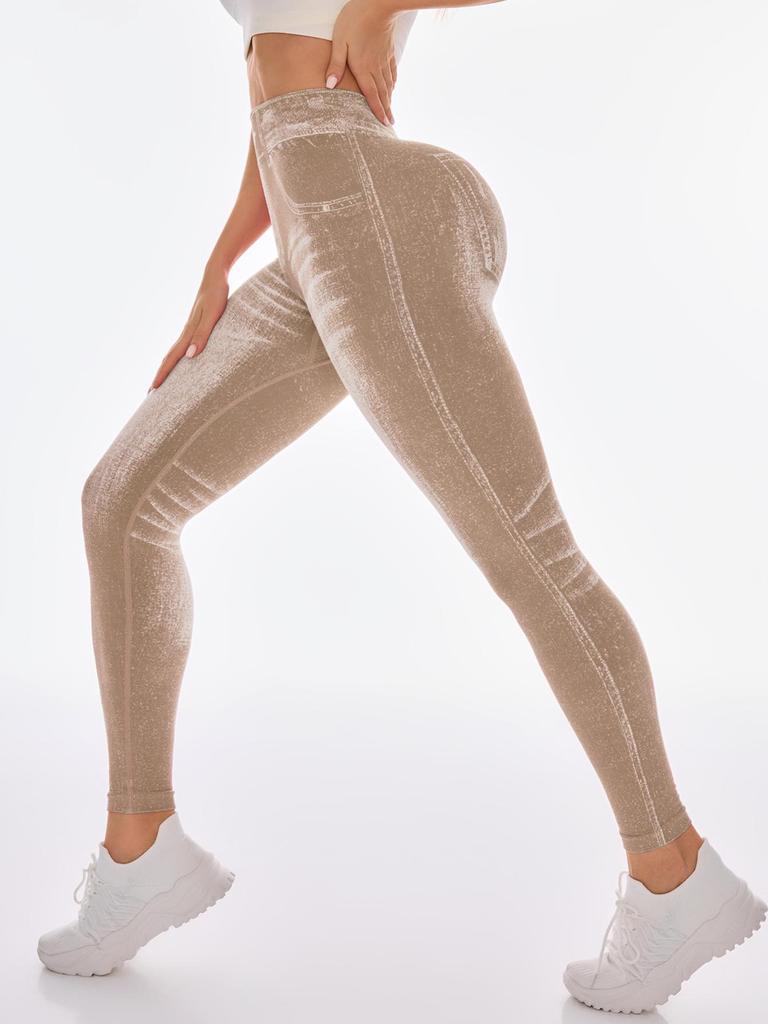 Women's High-Elasticity Seamless Yoga Pants - V-Waist, Hip-Lifting, Slimming & Fashionable for Running and Sports
