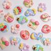 100pcs Kawaii Mini Flower Flatback Resin Cabochon DIY Accessories for Jewelry Scrapbook Phone Case Craft Decor