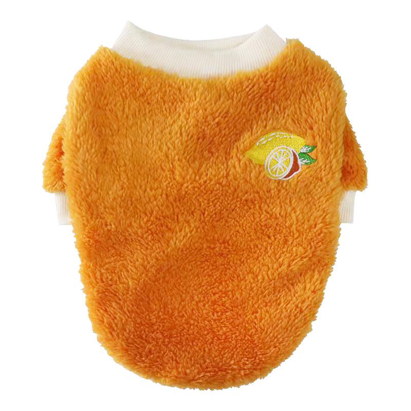 Plaid Fleece Clothes for Small Dogs & Cats - Autumn/Winter French Bulldog Outfit, Two-Legged Design