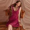 Eis Seide Spitze Camisole Pyjama Set für Damen - Sommer Sexy Nachthemd - High-End Süße Imitation Seide Homewear