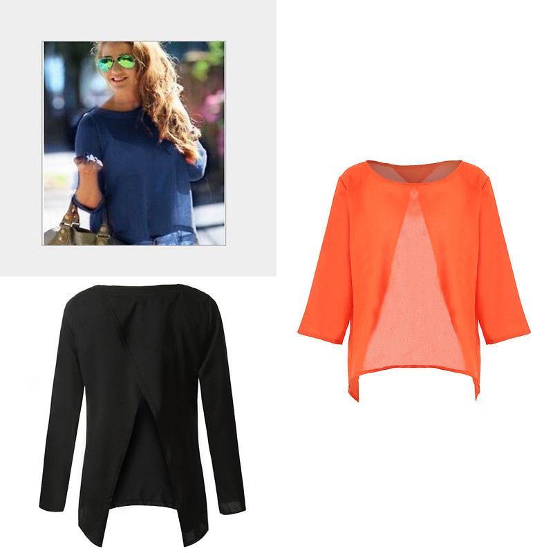 Blouse en mousseline pour femme avec empiècement pour un usage quotidien Cadeau mode