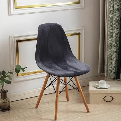 1/2/4/6 stücke Samt Shell Stuhl Abdeckung Elastische Weiche Esszimmer Stuhl Schonbezug Wohnkultur Sitz Abdeckung Für Home Bar Party Bankett Hochzeit