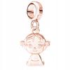 Charms Gilded Girl Family Family Child Daughter Baby Silver 925