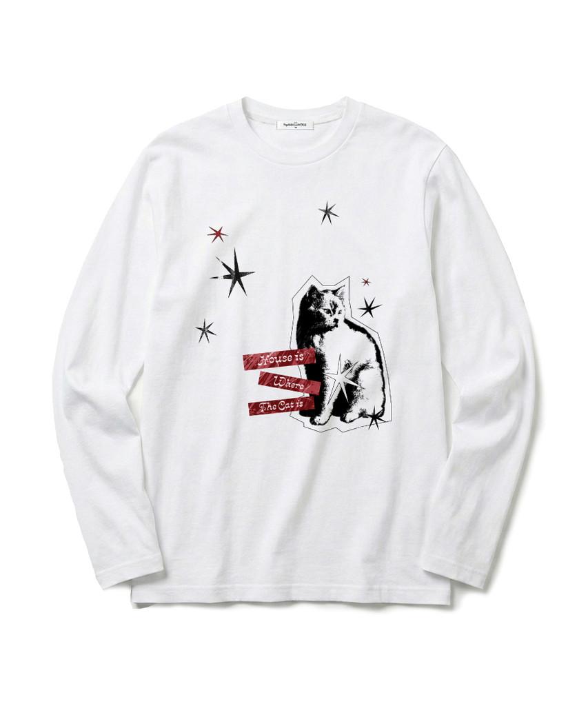 Deomopeuhauseu House Cat Print Standard Fit Long Sleeve [3 Colors]