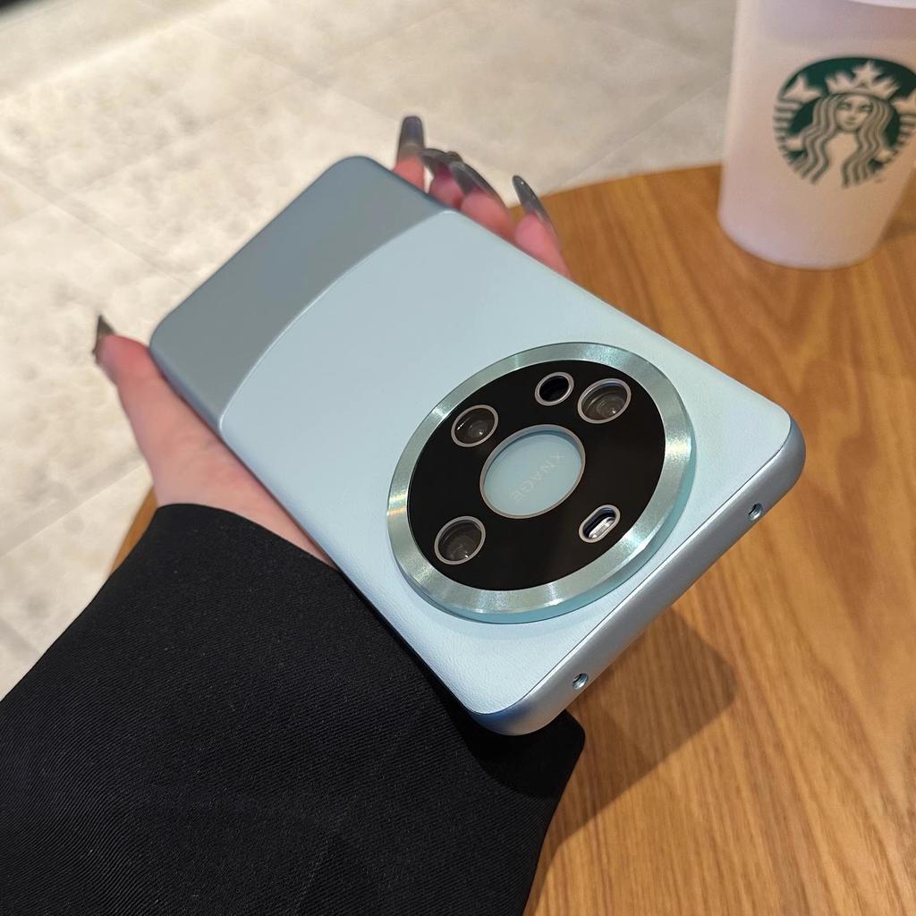 With Lens Film Leather Suitable for Huawei Mate60pro Mobile Phone Case New Mate50 Protective Case 70pro Business