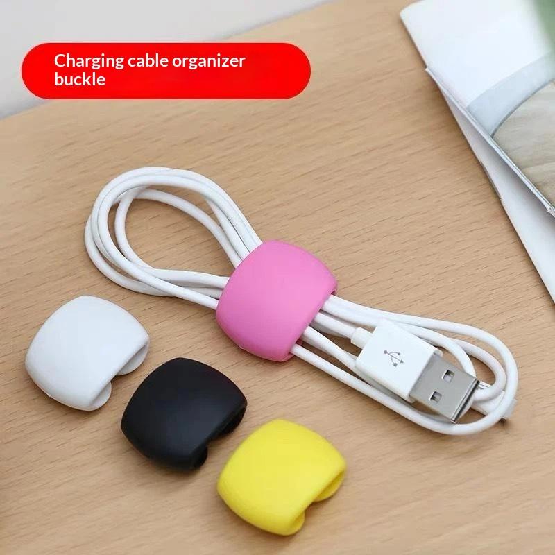 10Pcs Multifunction Cable Organizer Usb Holder Cable Management Clip Cord Keeper Headphone Earphone Phone Charger Wire Clips