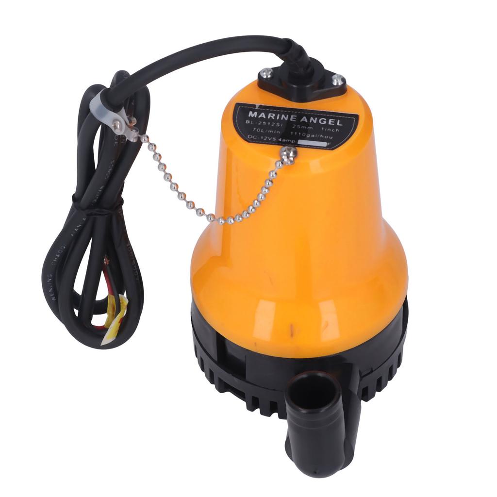 Submersible Pump Bilge Mini 70L Min 5400rpm 45W 4m Lift DC 12V for Fish Tank Boat