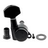 Musiclily Pro 6-Piece Locking Tuners for Fender Strat/Telecaster Electric Guitars, Black
