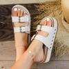 Flats Women Slippers Platform Casual Shoes Cozy Walking Woman Sandals 2025 Designer Summer Cozy Beach Zapatillas Mujer