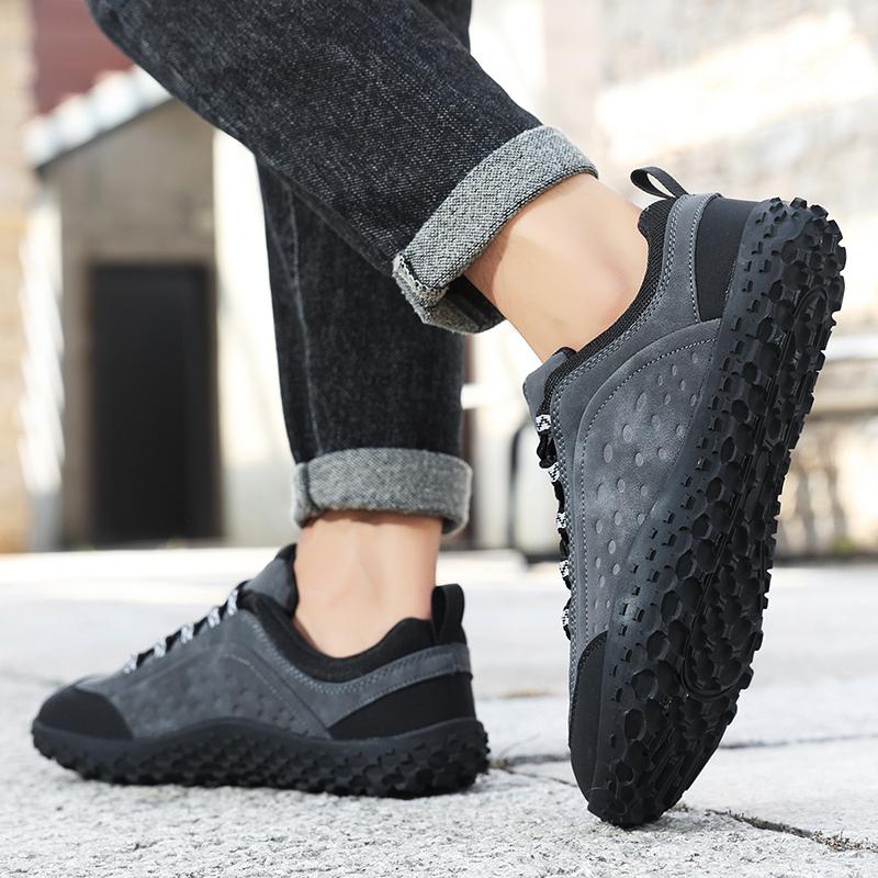 New Fashion Wide Palm Anti Slip Outdoor Mountaineering  Hiking Shoes Original Retro Casual Shoes Strap Up Couples Size 37-48