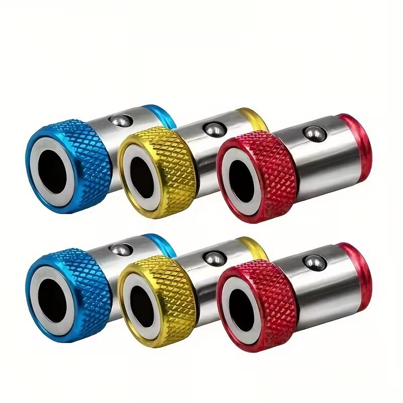 Magnetic Ring Screwdriver Bit Holder Cross Phillips Magnet 1/4 Strong Magnetizer Removable Part Adapter Screw Driver Power Tool