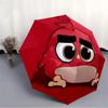 1pc Angry Bird Automatic Open/Close Folding Umbrella, Windproof 8-Rib Construction, Lightweight Travel Umbrella for Women/Men 15