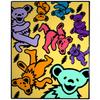 Grateful Dead Dancing Bears & Lightning Bolts Fridge Magnet (Pack of 2)
