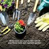 Complete 9 In 1 Garden Kit With Ergonomic Handles And Waterproof Fabric Pouch