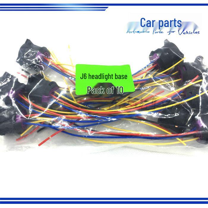 Compatible Headlight Socket for Jiefang J6/J5, Passat B5 Plug & Wiring Harness
