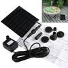 11/15.5cm Water Fountain Solar Power Panel Water Pump  8 Nozzle Outdoor Watering System Energy Saving Kits Garden Decoration