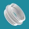 Leakproof Portable Air Conditioning Hose Interfaces Coupler Exhaust Adapter Plastic Texture Perfect for Exhaust Systems