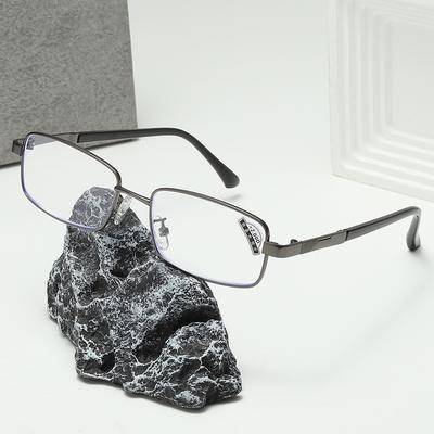 High Definition Lesebrille Business Lesebrille Quadratisch Retro Metall Herren Lesebrille