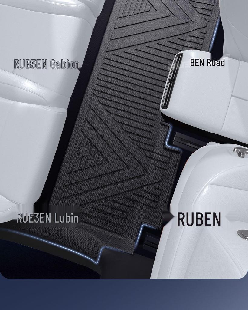 Xiaopeng P7 TPE Waterproof Floor Mats: Full-Coverage, Thickened Door Sill Carpet