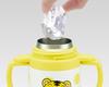 SKATER straw stainless steel bottle 240ml Shimajiro STWM3 Double-handed