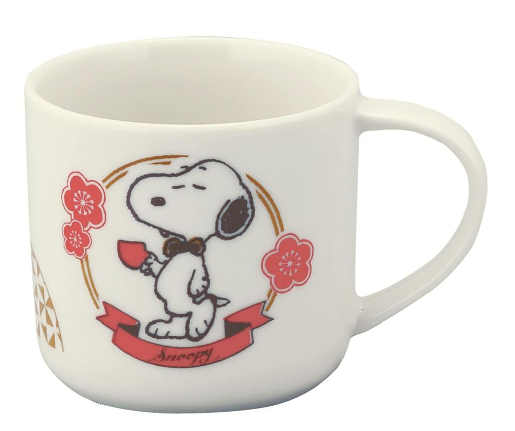 Yamaka Shoten Snoopy Nostalgia Mug (Set of 2 Colors)