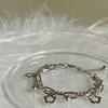 Fashion Hollow Flower Charm Bracelets Multilayer Bangle Jewelry for Women Girls