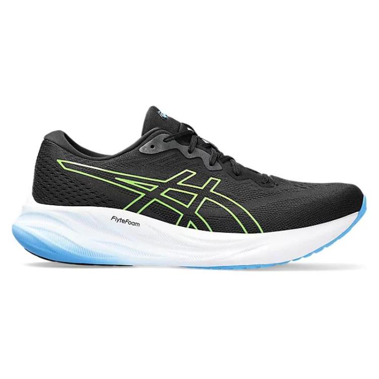 New Asics Gel Pulse 15 Black Electric Lime 1011B780-001