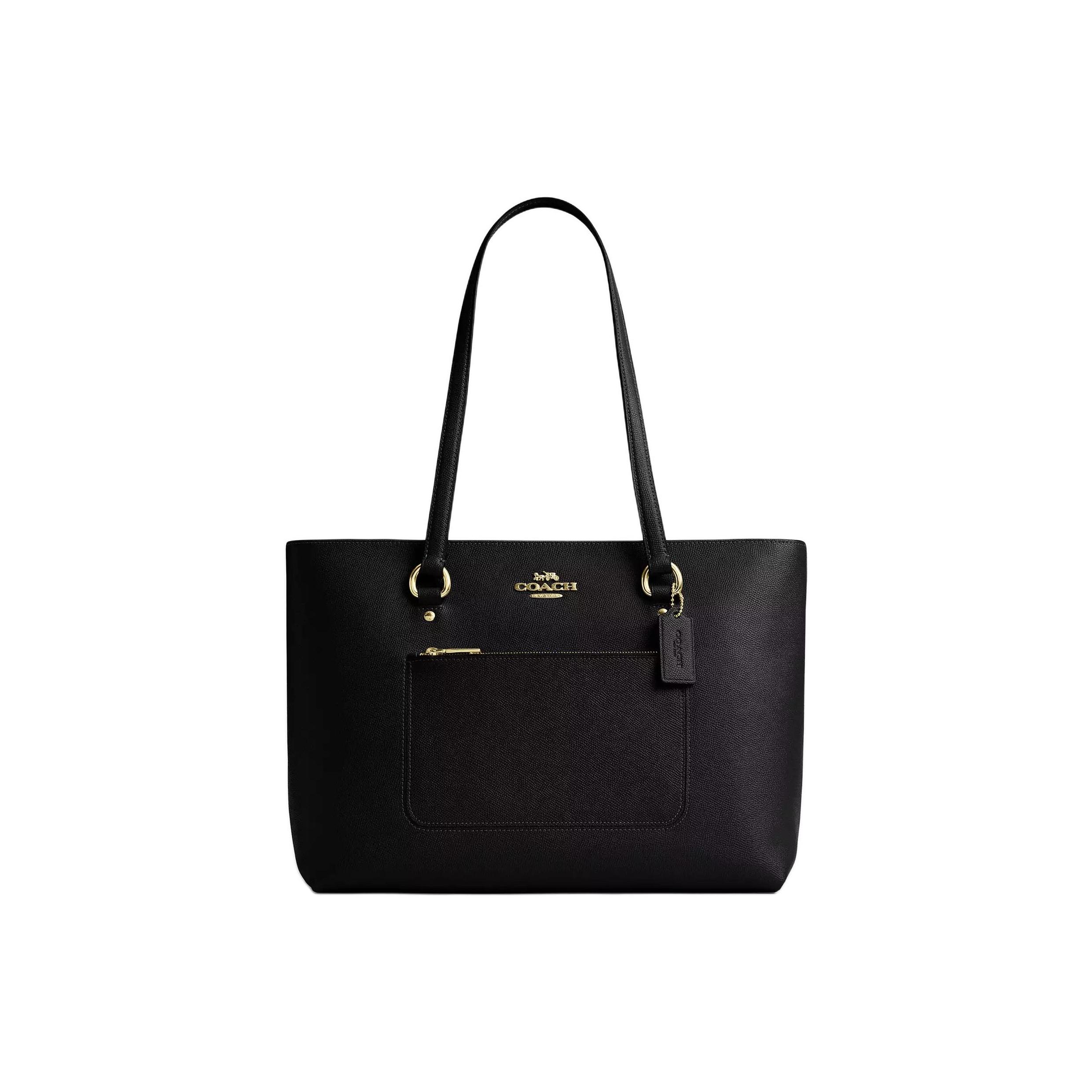 

Coach Tote Bag Signature Canvas Black Leather Large Capacity Daily Commute CCD71-IMBLK Basic Set (Bag+Dust Bag)