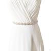 Dress Belt Bride Bridesmaid Party Prom Diamante Applique Sash