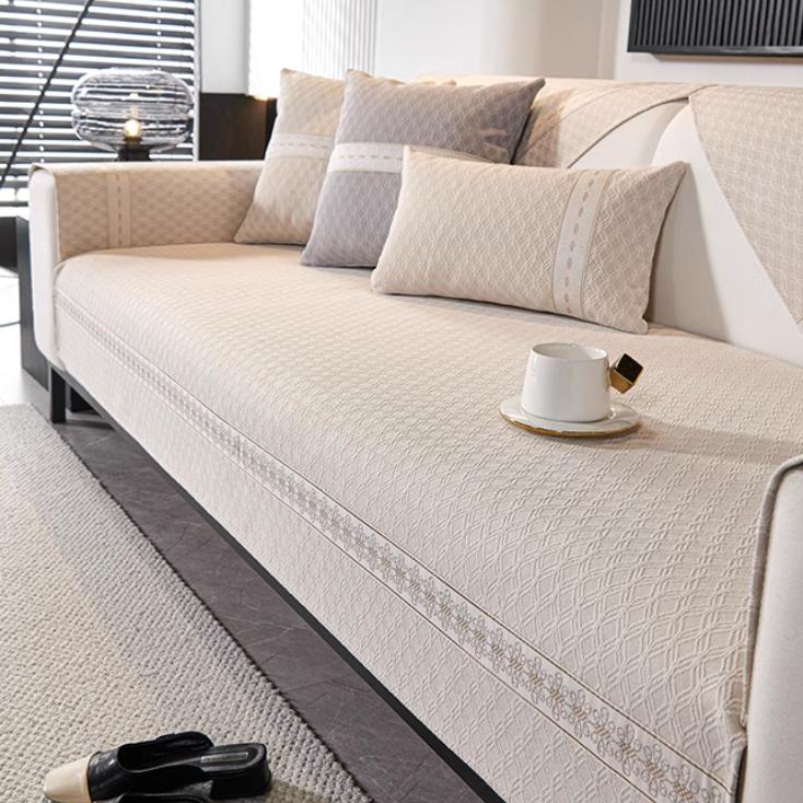 High End Sofa Cushion Four Season Universal Fabric Non-slip Nordic Minimalist Sofa Cover Cover Cloth, Seat Mat, Towel Cloth