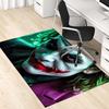 1pc Office Carpet Chair Mats Joker Clown Makeup Artwork Perfect for Office Chairs, Living Rooms, Or Bedrooms,Polyester Carpet.HDT251