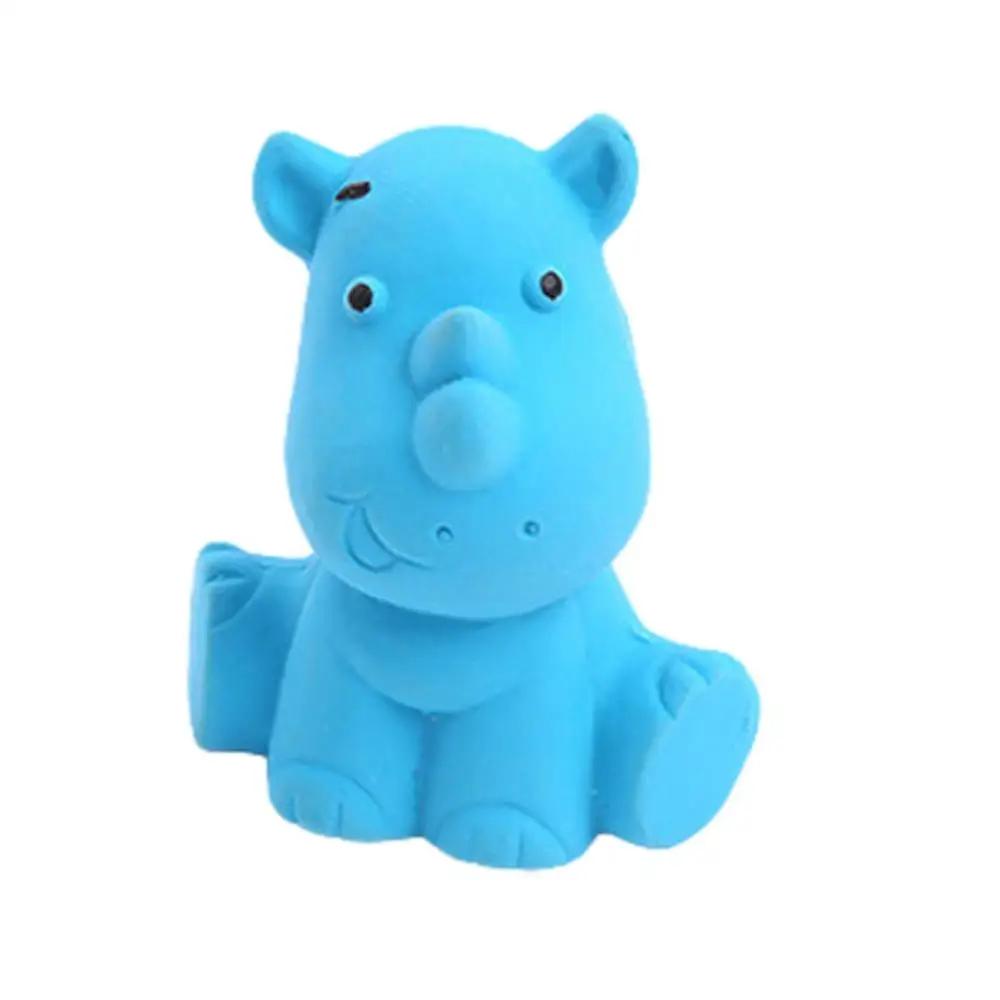 Cute Latex Chew Toy for Dogs Soft Squeaky Puppy Toy Small Medium Breed Poodle Border Collie Pet Chewing Teeth Cleaning