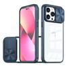 The extraordinary charm armor is suitable for iPhone16Promax magnetic mobile phone case, Apple 15 two-color anti-drop window protective case.