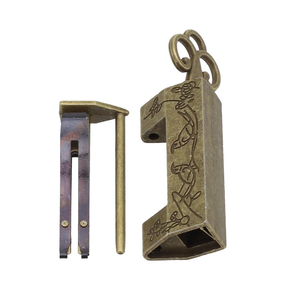 Actual Use Package Content Chinese Style Lock Suitcase Collectible Item Functional And Decorative Jewelry Boxes